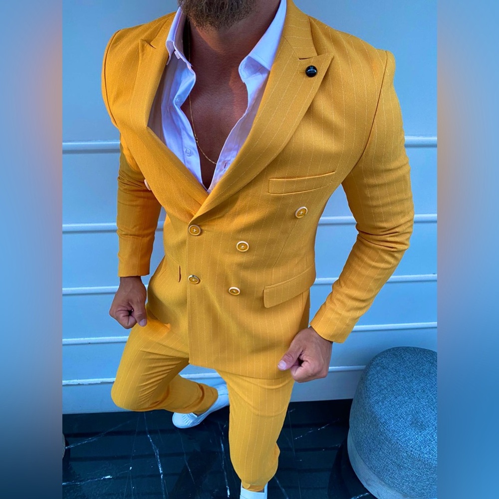 Mustard Yellow Suit